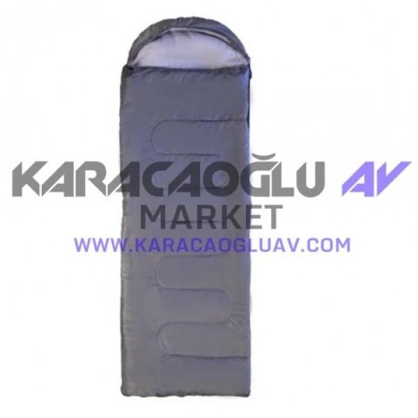 DFT Düz Başlık(190+30cm)x75 Gri 5/15° Uyku Tulumu