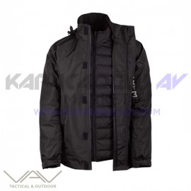 VAV 3TECH 02 Su Geçirmez Mont Çift Tar. Siyah VAV 3TECH 02 Su Geçirmez Mont Çift Tar. Siyah