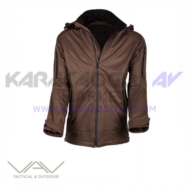 VAV Shell HT-01 Softshell Mont Kahverengi