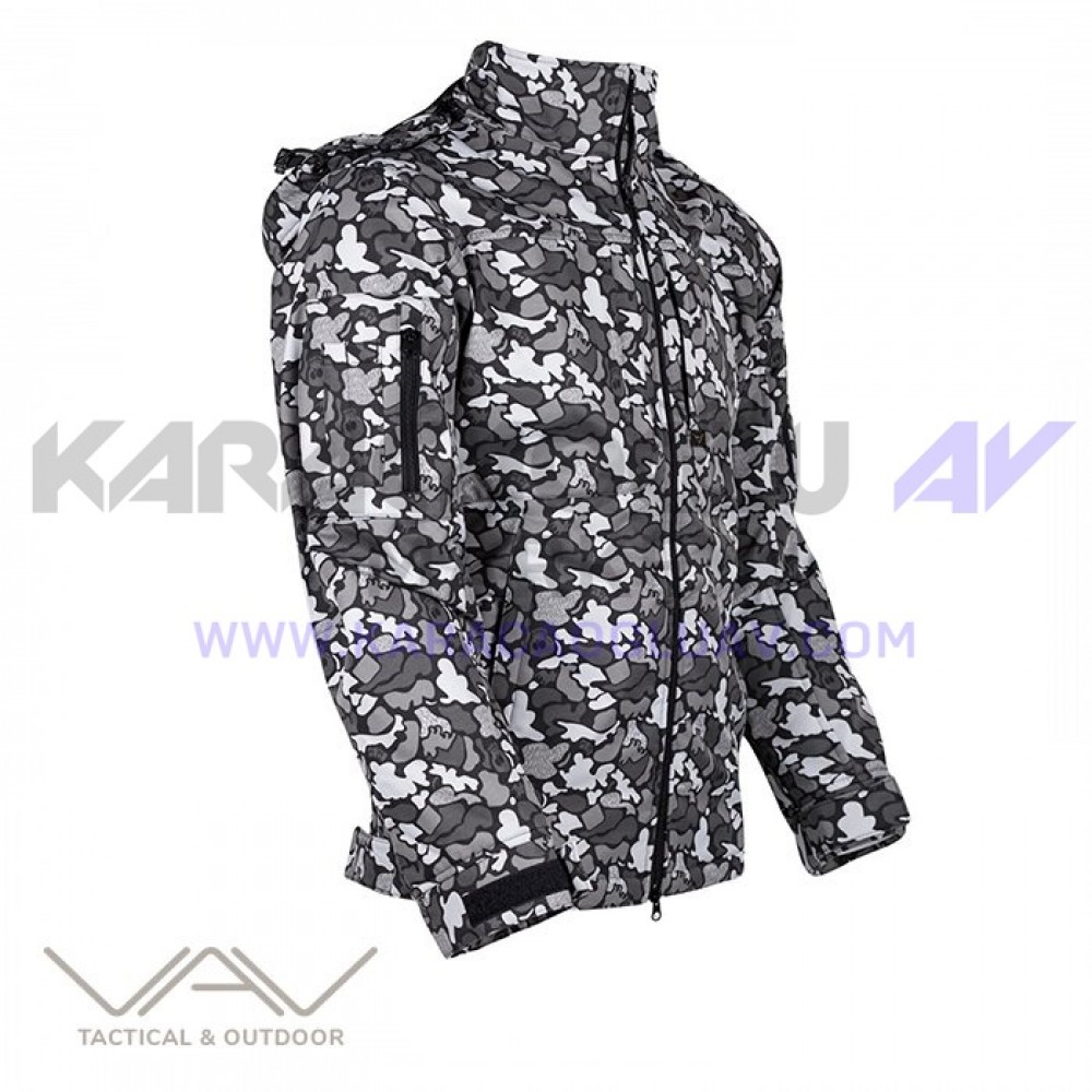 VAV Shell HT-01 Softshell Mont Kurukafa Beyaz