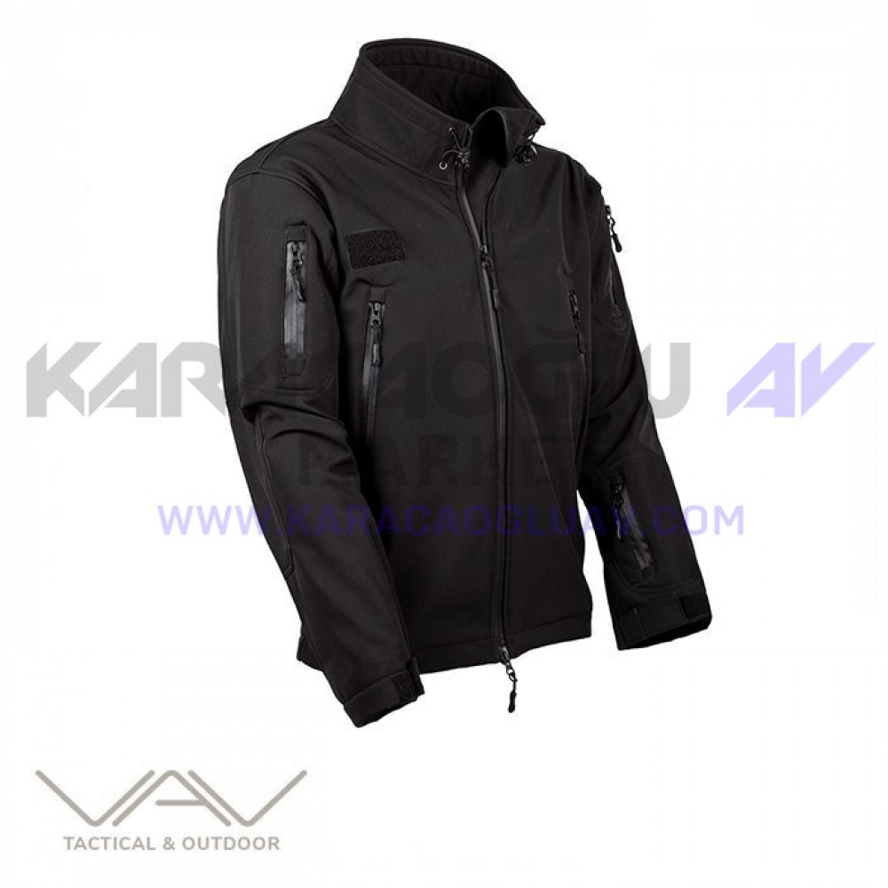 VAV Shell HT-02 Softshell Mont Siyah