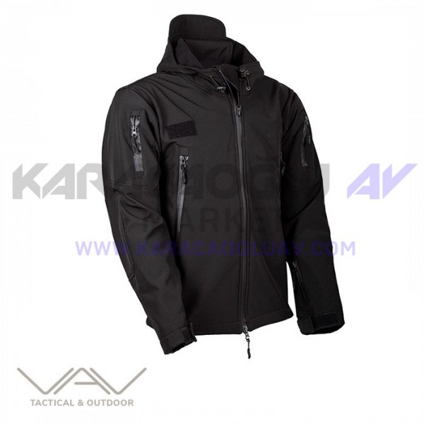 VAV Shell HT-03 Softshell Mont Siyah