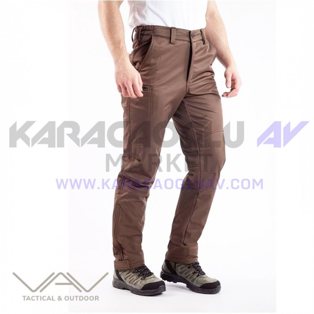 VAV Softshell Polarlı Pantolon Shellht11 Kahve