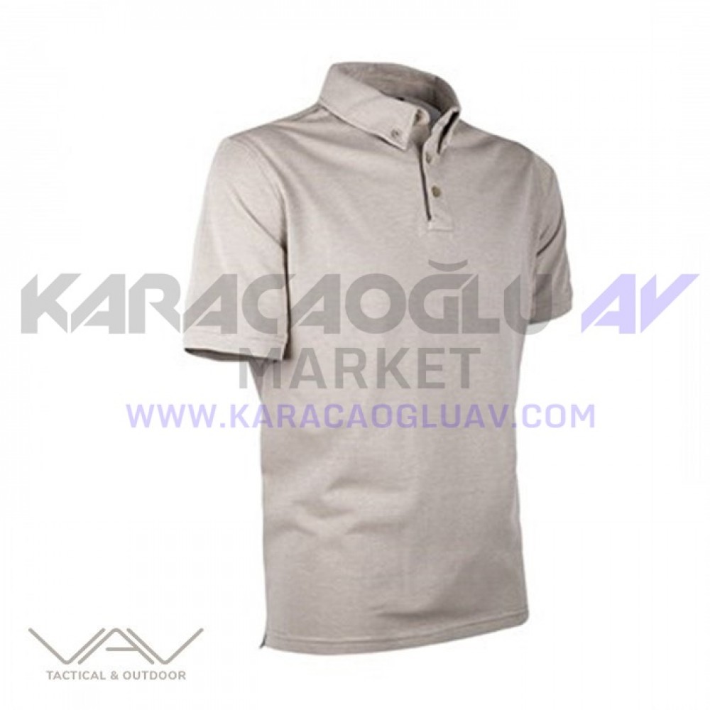 VAV Tlac-01 Polo Yaka Tişört Bej