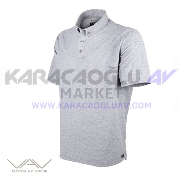 VAV Tlac-01 Polo Yaka Tişört Gri