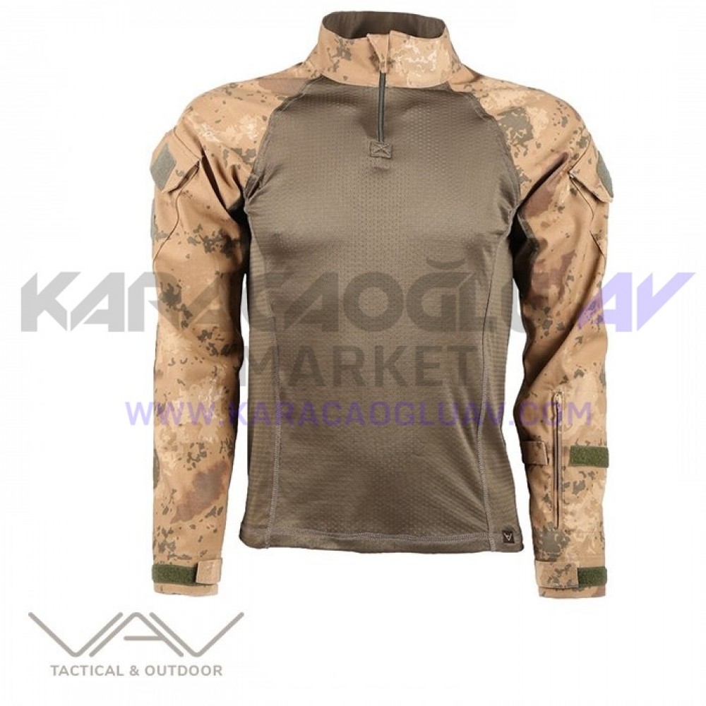 VAV Combat Tişört Kamo Haki