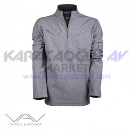 VAV Shellsw-01 Softshell Sweatshirt Gri