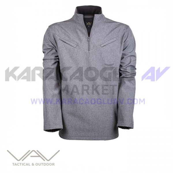 VAV Shellsw-01 Softshell Sweatshirt Gri 