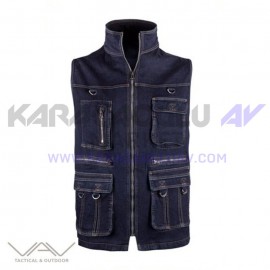 VAV Jeanwest - 01 Kot Yelek Lacivert