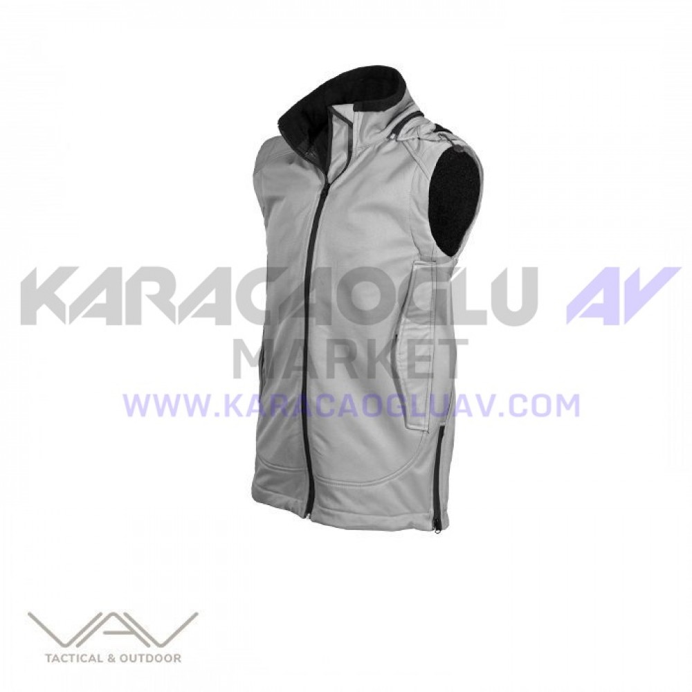 VAV Softshell Yelek Gri