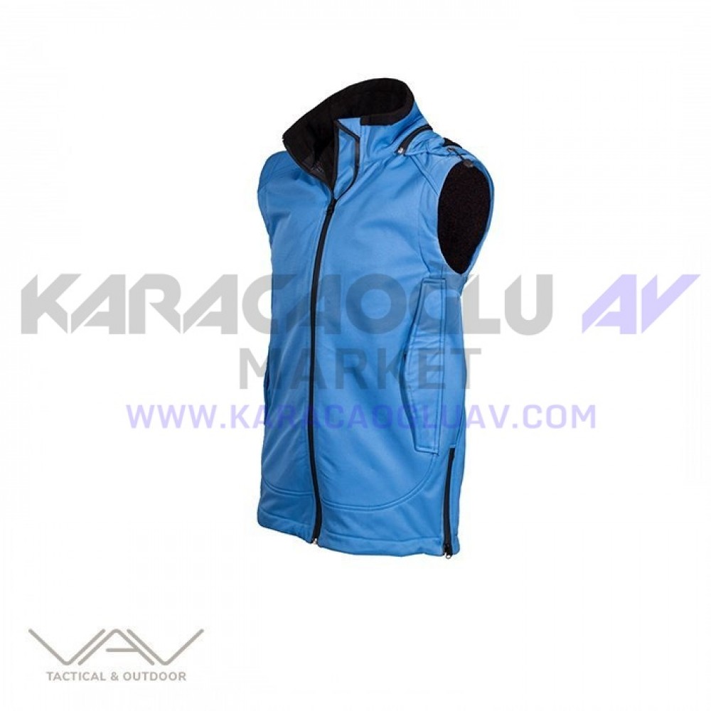 VAV Softshell Yelek Mavi