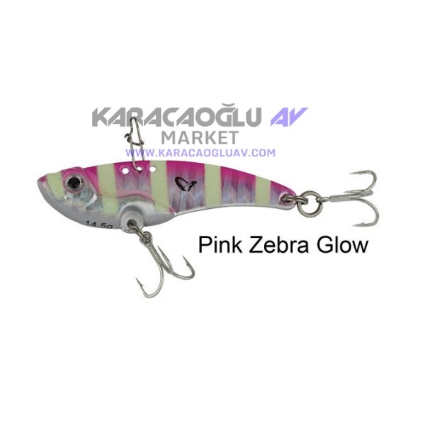 Savage gear 3D VIB Blade Suni Yem Pink Zebra Glow