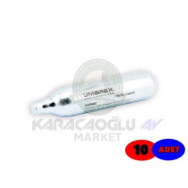 Umarex 12 Gram CO2 Havalı Silah Tüpü - 10 Adet