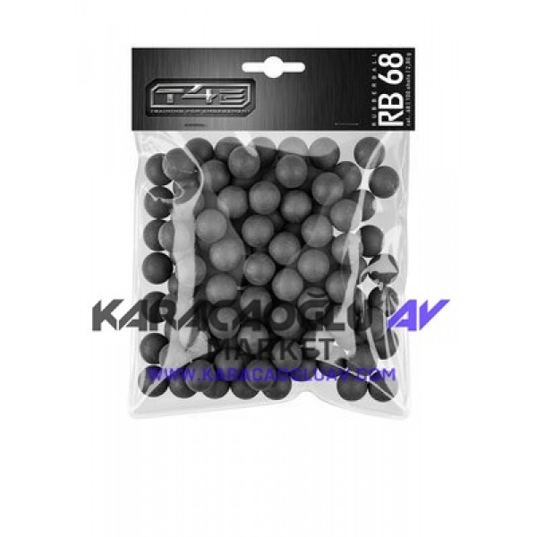 Umarex T4E .68 Kalibre Siyah Rubberball (100 Adet)