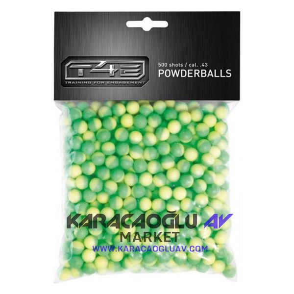 Umarex T4E 43 Kalibre Beyaz Powderballs (500 Adet)