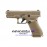 Glock 19X Desert Blowback 4.5 mm Havalı Tabanca