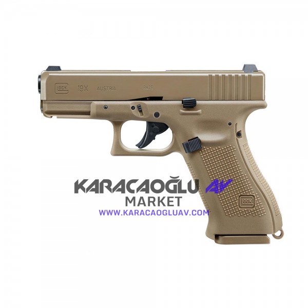 Glock 19X Desert 4.5 mm Havalı Tabanca